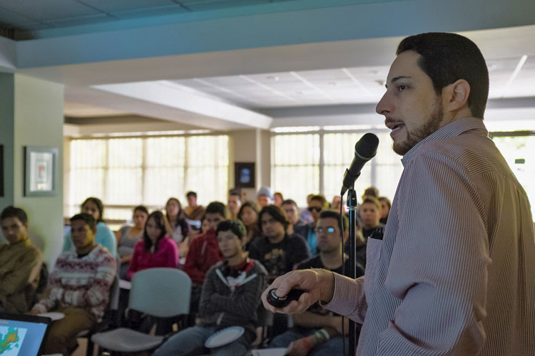 Armando Caussade has experience as a STEM educator with a wide variety of audiences: high school and college students, life-long learners, and public audiences.