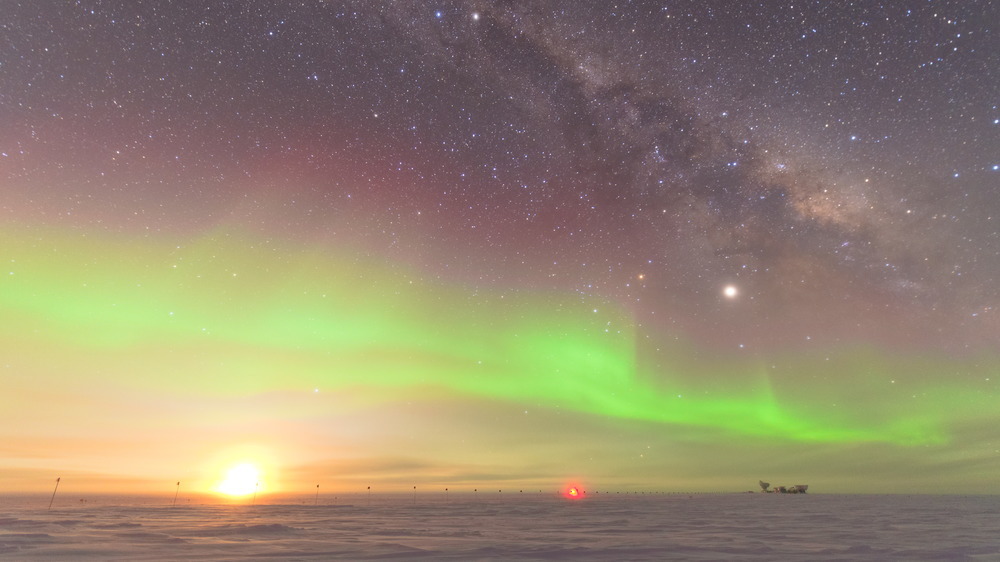 Auroras and starry skies