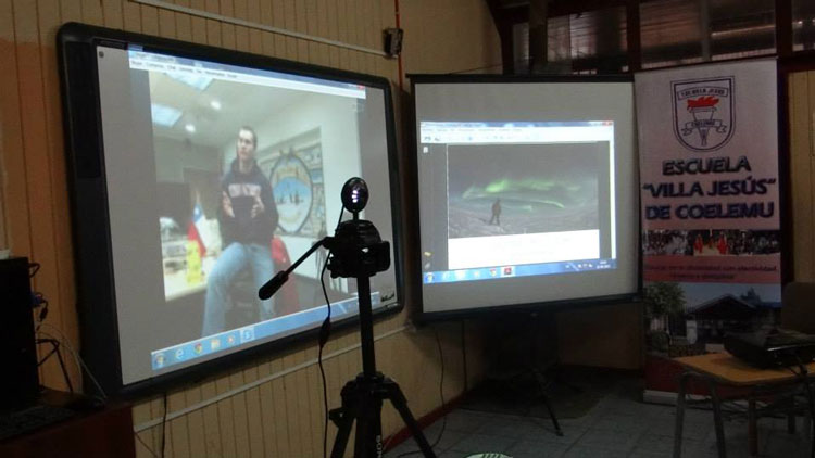 Videocast with students 