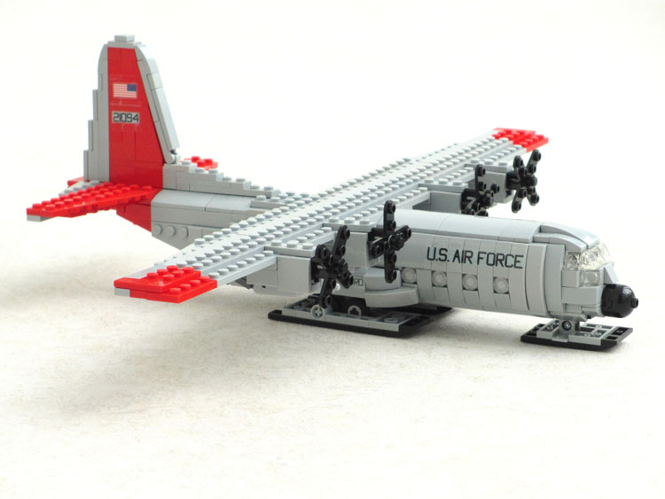 LEGO model of an C-130 Herc airplane