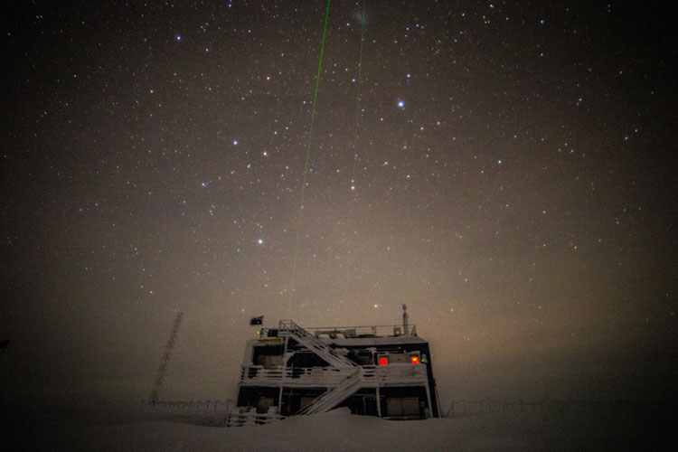 ARO building at South Pole