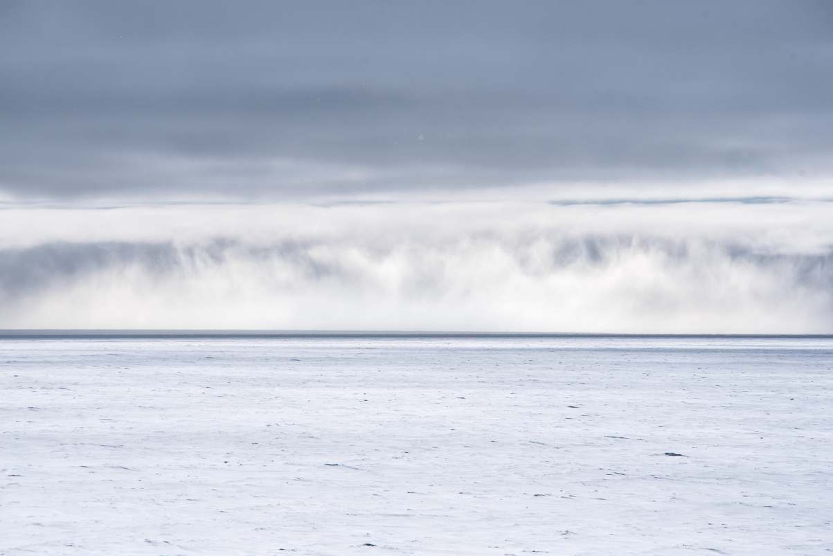 Snow storm on the horizon