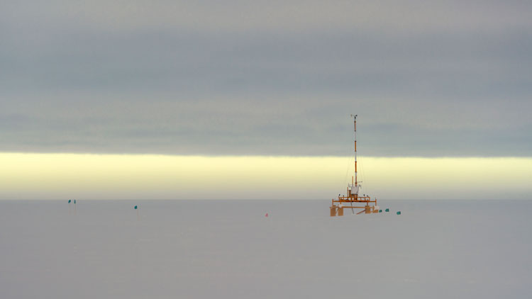 Meteorological tower at South Pole