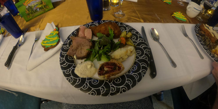 Plated meal