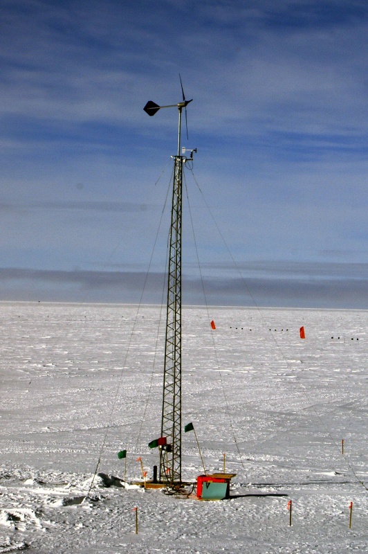 <span class="jb-title">The two stations currently deployed at the South Pole are studying noise levels, ice properties, reconstruction algorithms, and calibration techniques. Estimated completion of the full-scale detector is in 2018.</span><br/>