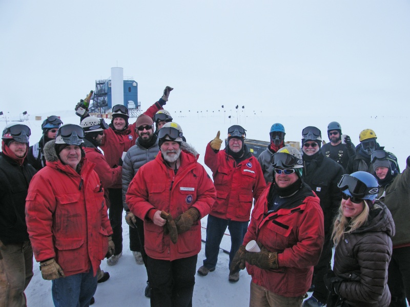 <span class="jb-title">The completion of IceCube is a milestone for science and it reflects the efforts of hundreds of people from around the world. Here IceCubers celebrate the completion of the world’s largest neutrino detector at the South Pole.</span><br/>