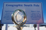 south pole marker